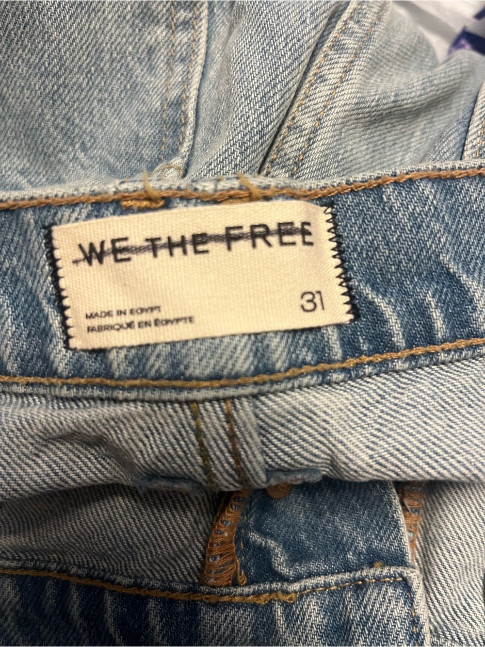 Free People/ WE THE FREE GOOD LUCK
MID RISE BARREL LEG JEANS Size 31 - Picture 8 of 13